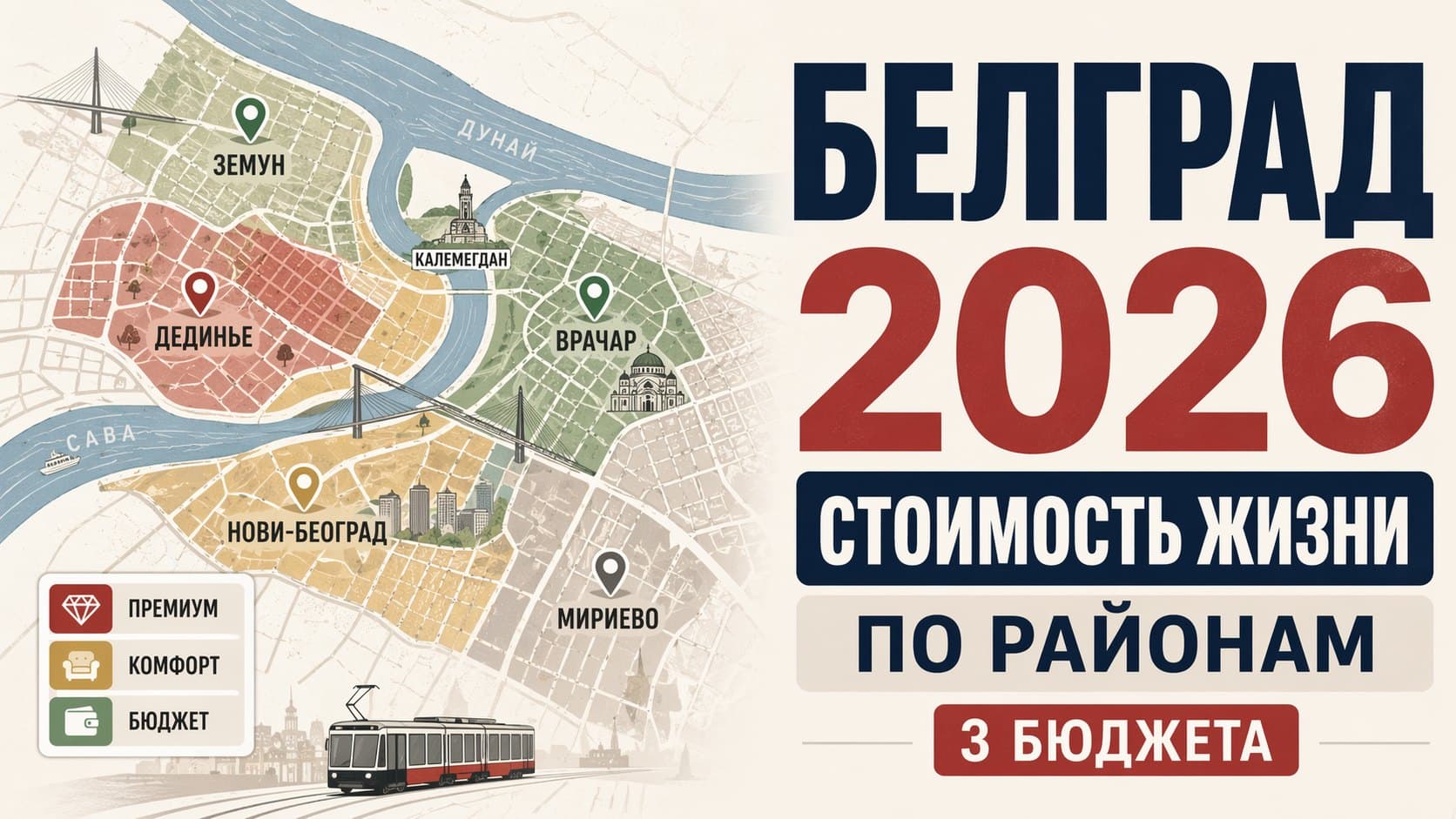 Стоимость жизни в Белграде 2026