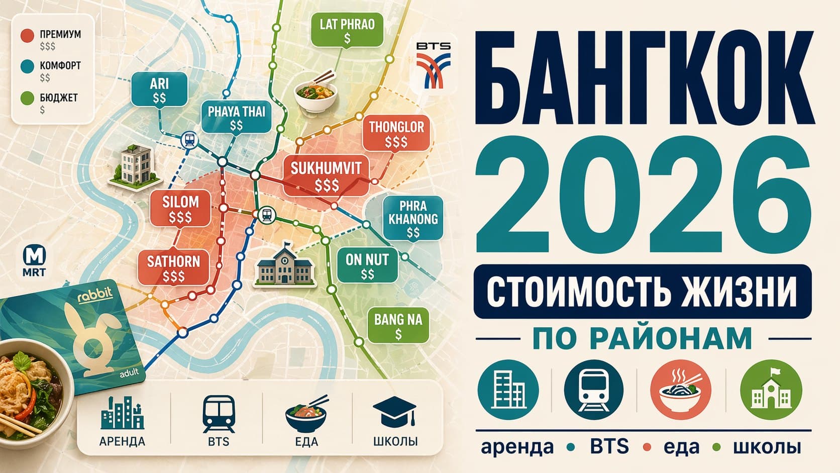 Стоимость жизни в Бангкоке 2026