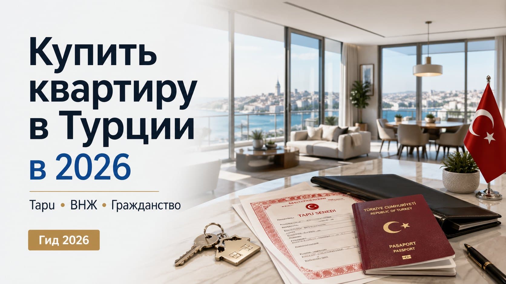 Купить квартиру в Турции 2026