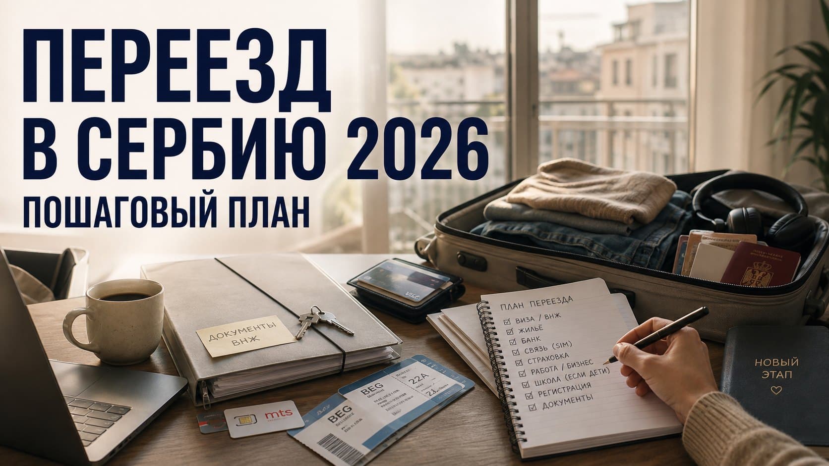 Переезд в Сербию из России 2026: пошаговый план для россиян