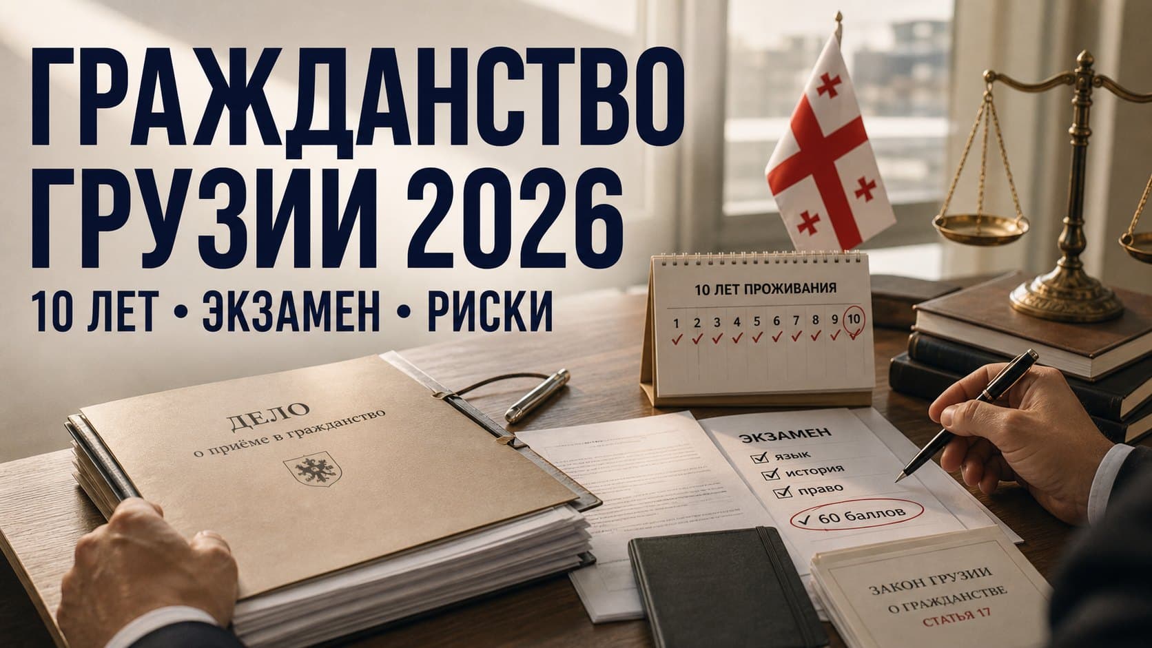 Гражданство Грузии для россиян в 2026: пути, экзамен, риски