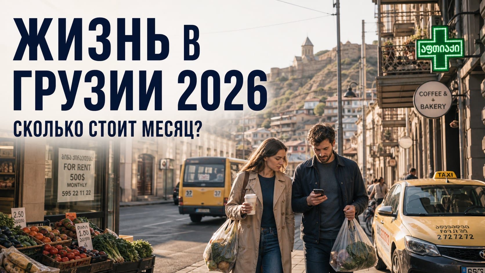 Сколько денег нужно для жизни в Грузии в 2026: бюджет на месяц