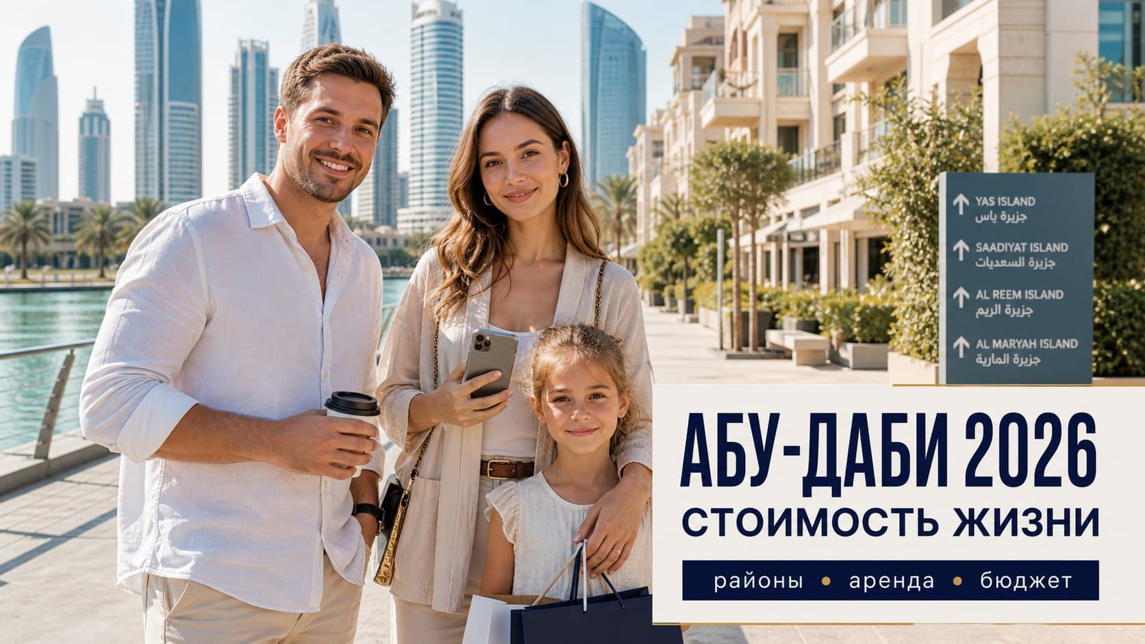 Стоимость жизни в Абу-Даби 2026 по районам и бюджетам